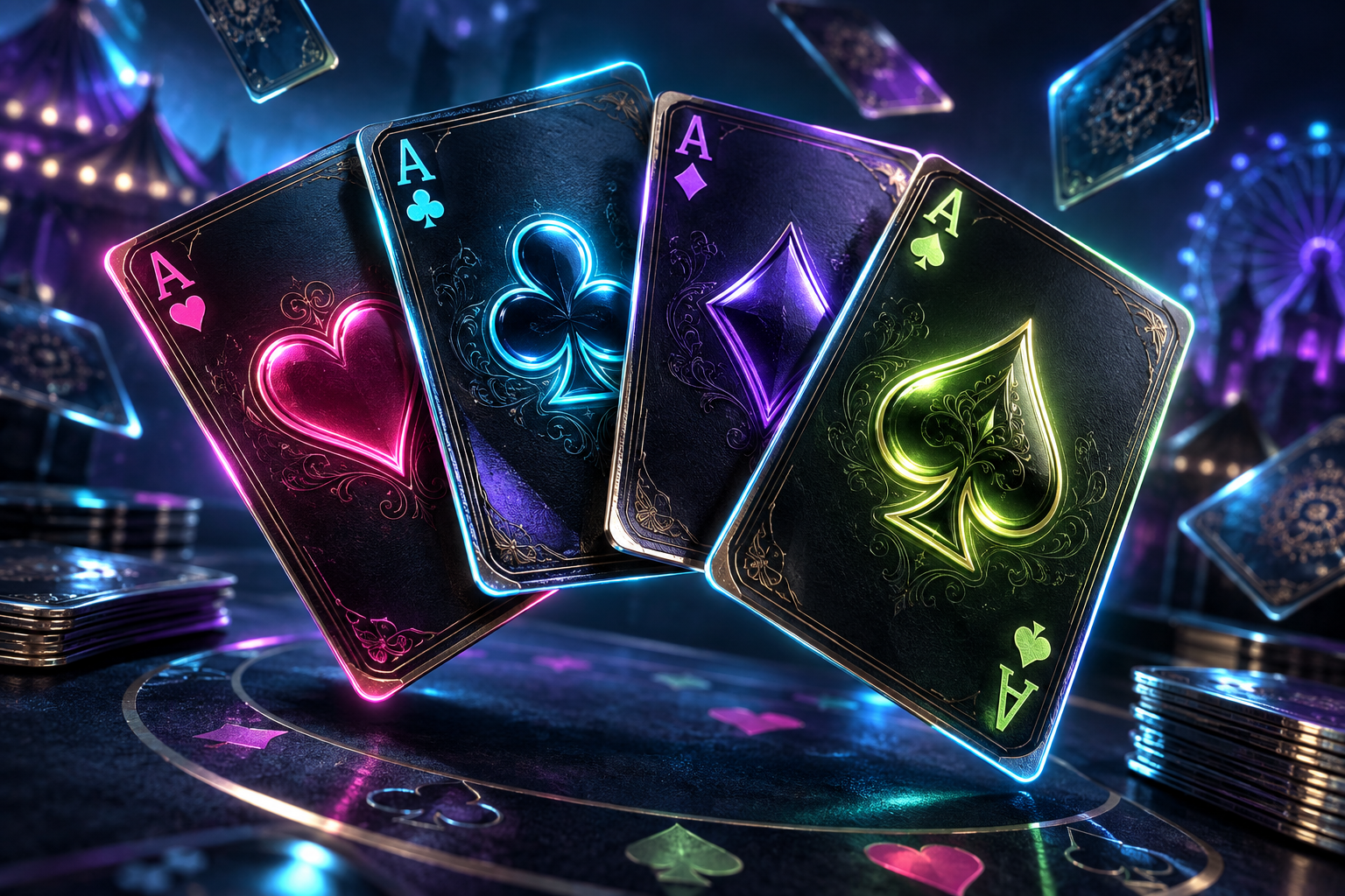 Lucky 21 themed game illustration