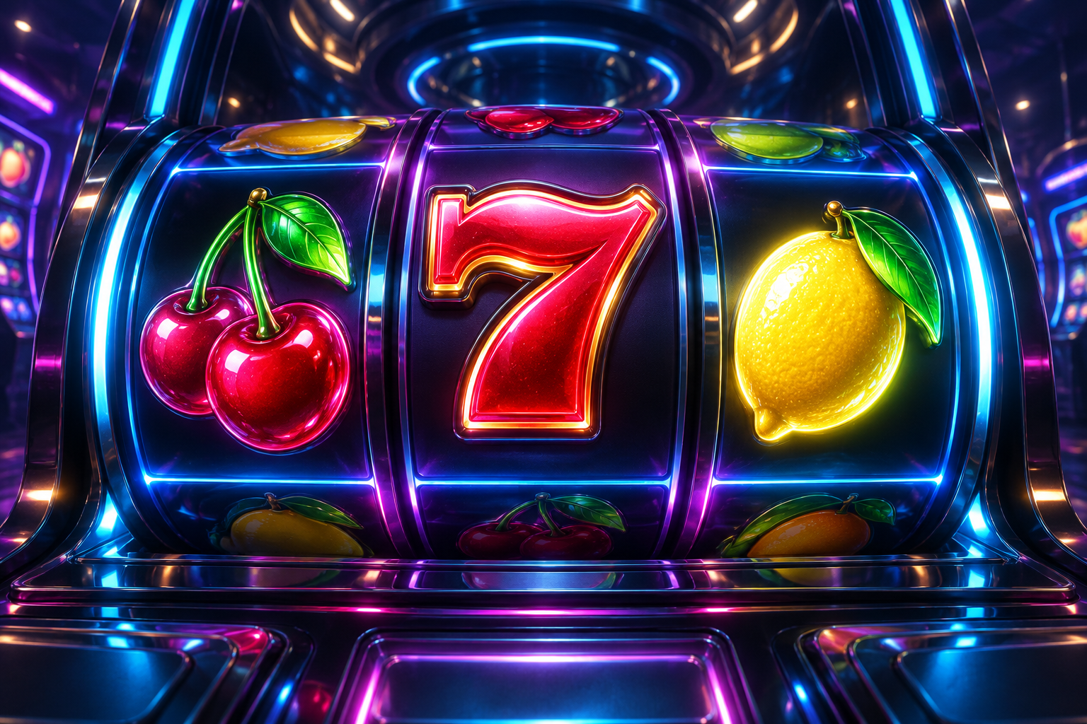 The Fruits Machine themed game illustration